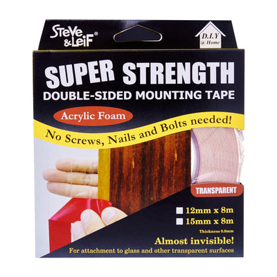Double Sided High Bond Acrylic Foam Tape (15Mm X 8M), ,Steve & Leif - greenleif.sg