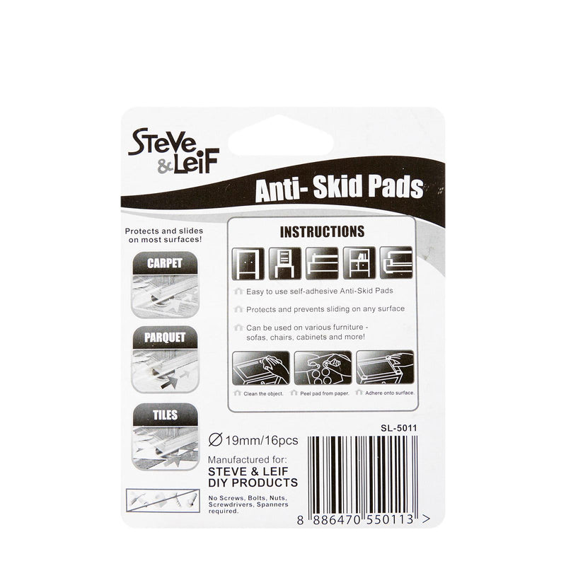 Self Adhesive Furniture Anti-Skid Pads (19mm)