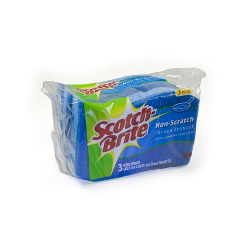 Scotch-Brite All Purpose Soft Scour Scrub Sponge -3pc