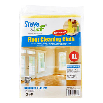 Floor Cleaning Cloth (50cm x 70cm)(Lemon Yellow), ,Steve & Leif - greenleif.sg