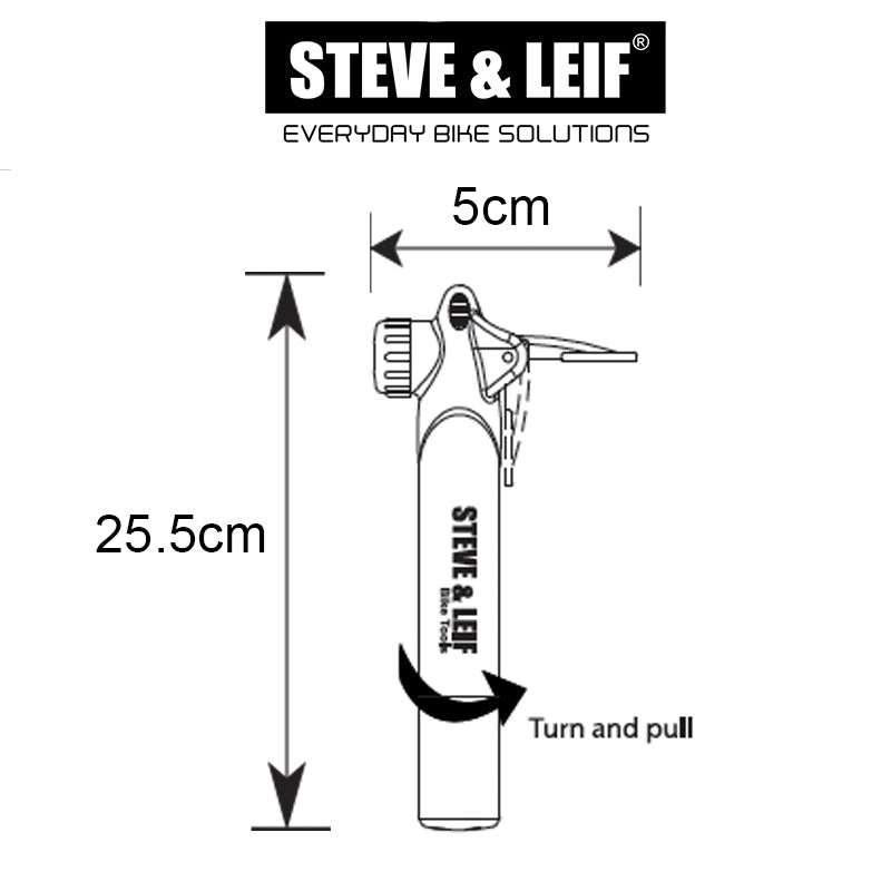 Cosmic Mini Bicycle Pump, Bicycle Accessroies,Steve & Leif - greenleif.sg