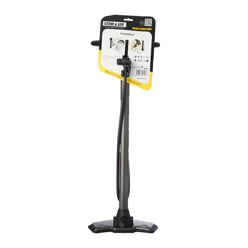 Galaxy Floor Pump with Top Mounted Gauge, Bicycle Accessroies,Steve & Leif - greenleif.sg