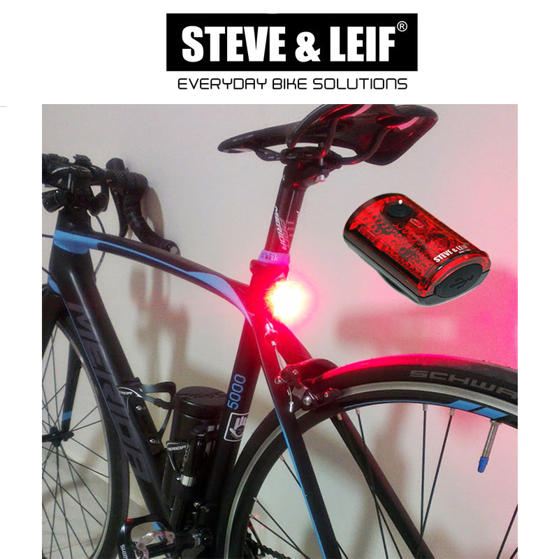 Galaxy USB Rechargeable 3 Red LED Lights, Bicycle Accessroies,Steve & Leif - greenleif.sg