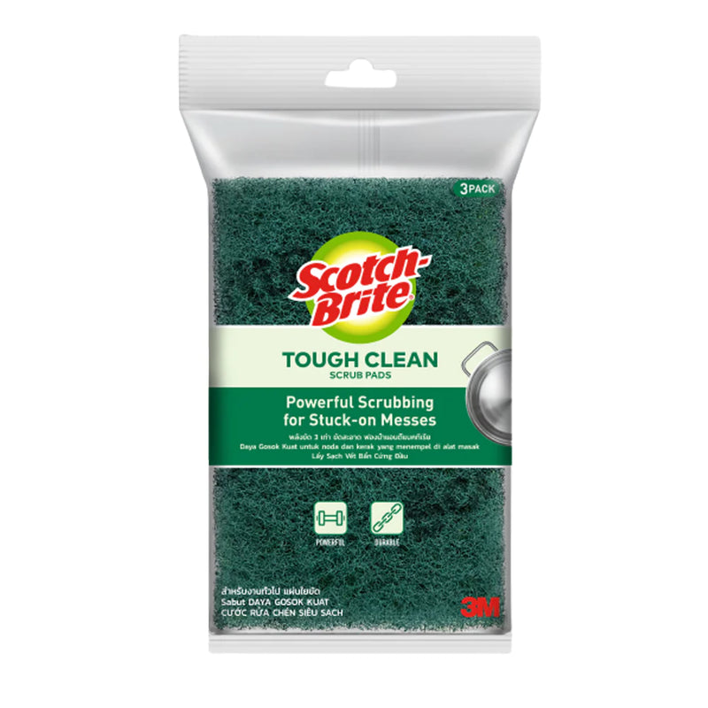 Scotch-Brite Tough Clean Scrub Pad 3pcs