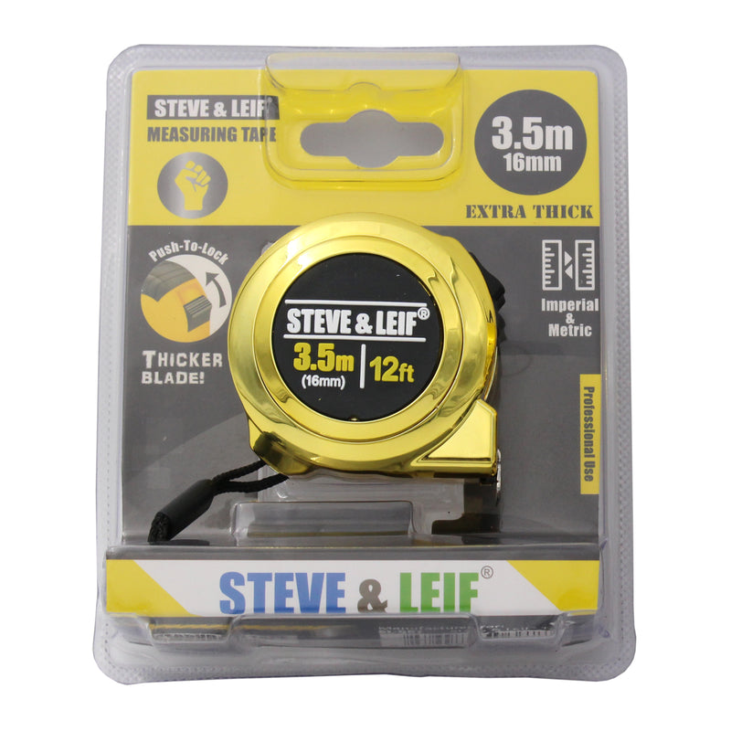 Professional Measuring Tape (3.5m x 16mm), ,Steve & Leif - greenleif.sg