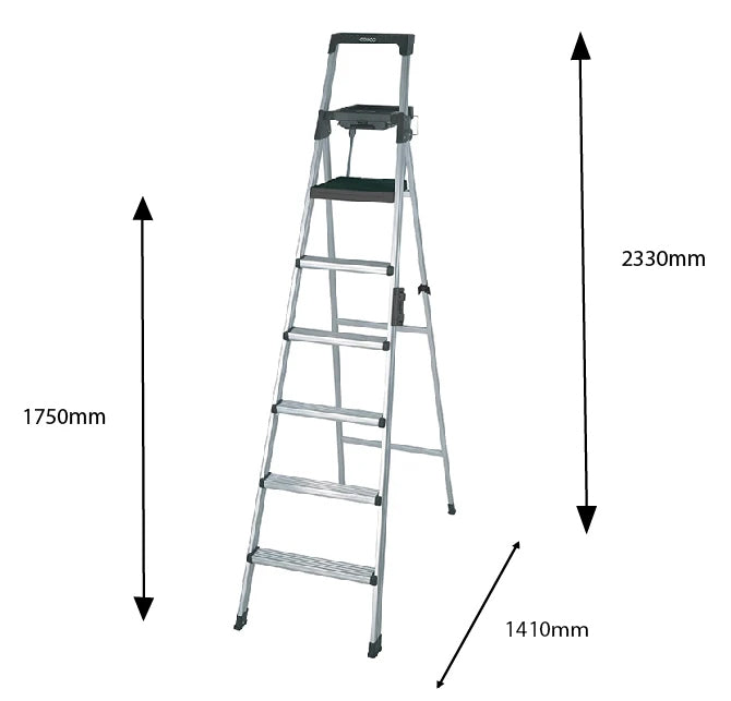 6 Steps Signature Aluminum Ladder