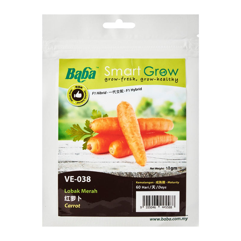 Carrot Seeds VE-038 (1GM), Seeds,Baba - greenleif.sg