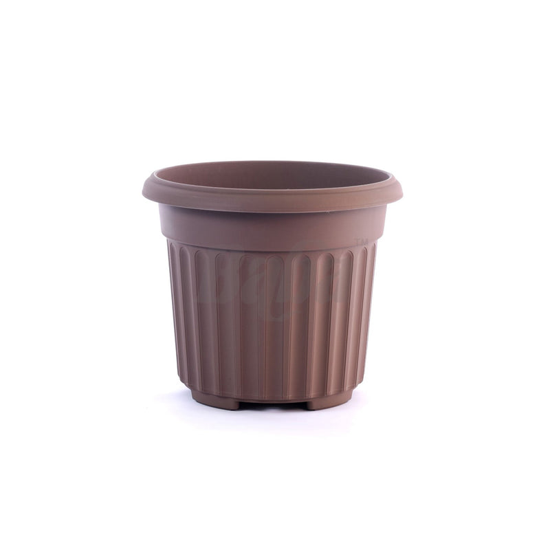 Round Pot XXL 392MM (Zen Brown), Planter Pot,Baba - greenleif.sg