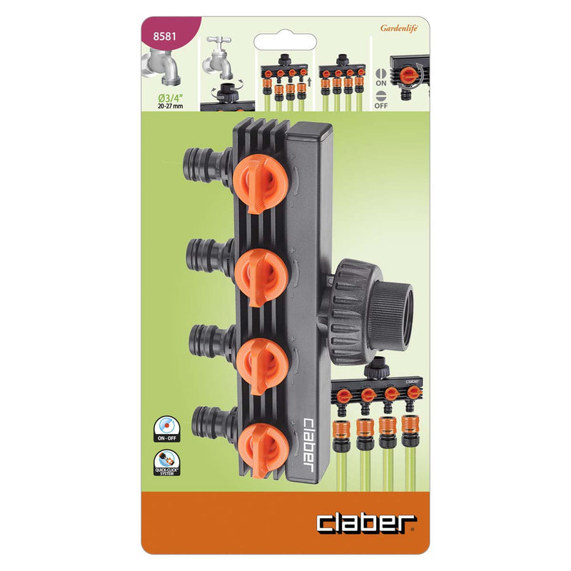 4 Outlets Tap Distributor 8581