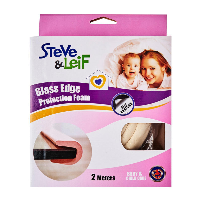 Beige L-Edge Protector With Tape 2m, ,Steve & Leif - greenleif.sg