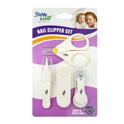 Baby Safety Nail Clippers Set (4 Pcs), ,Steve & Leif - greenleif.sg