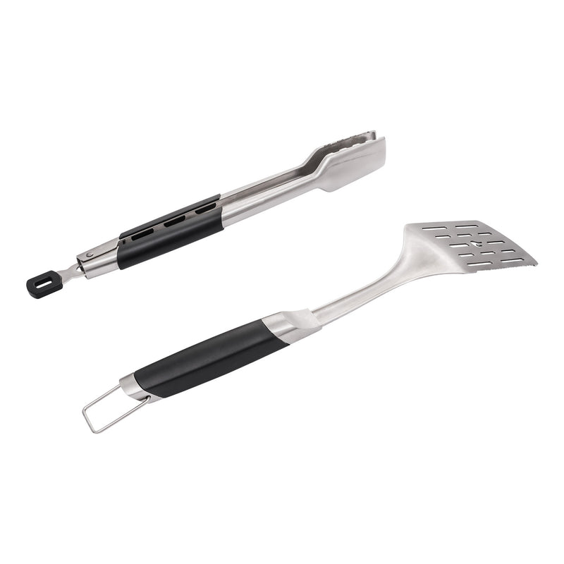 Deluxe CRAVE 2-Piece BBQ Tong & Spatula Set
