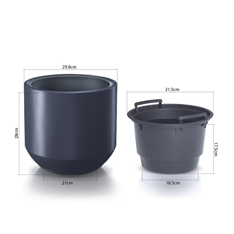 Heos Round Flower Pot (298x280mm)