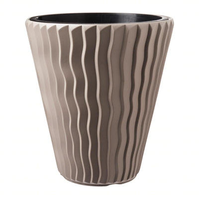 Sandy Vertical Wave Pot (297 x 330mm), Planter Pot,Prosperplast - greenleif.sg