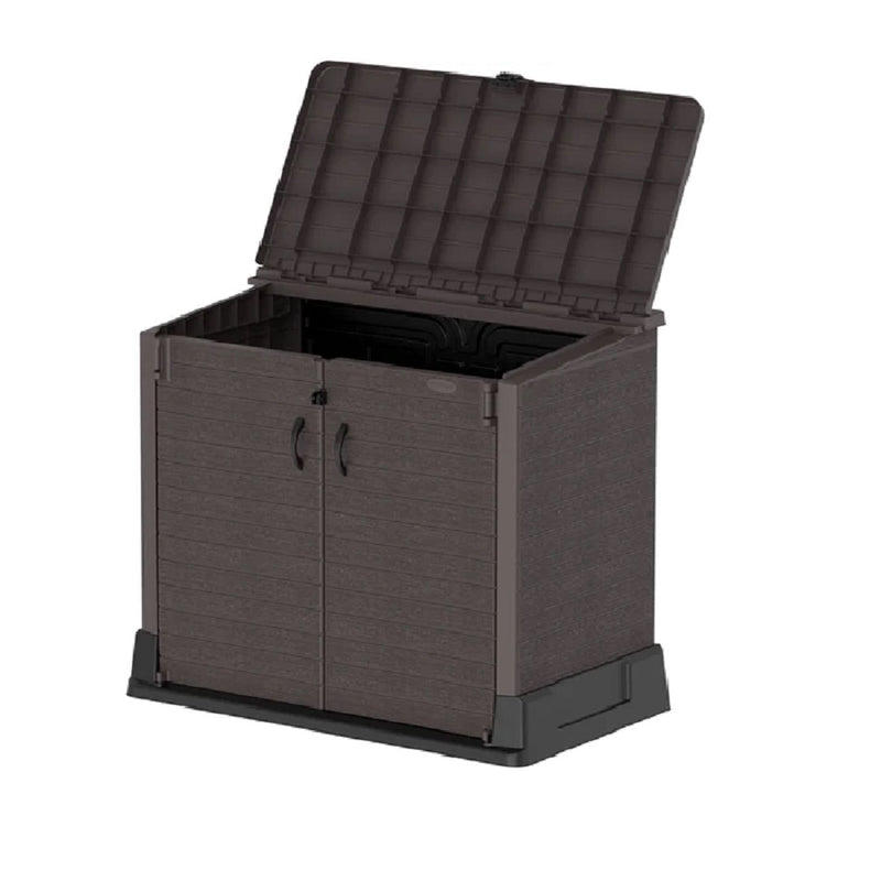 [LIMITED TIME - FREE ASSEMBLY INCLUDED] StoreAway Storage Shed 850L (Brown)