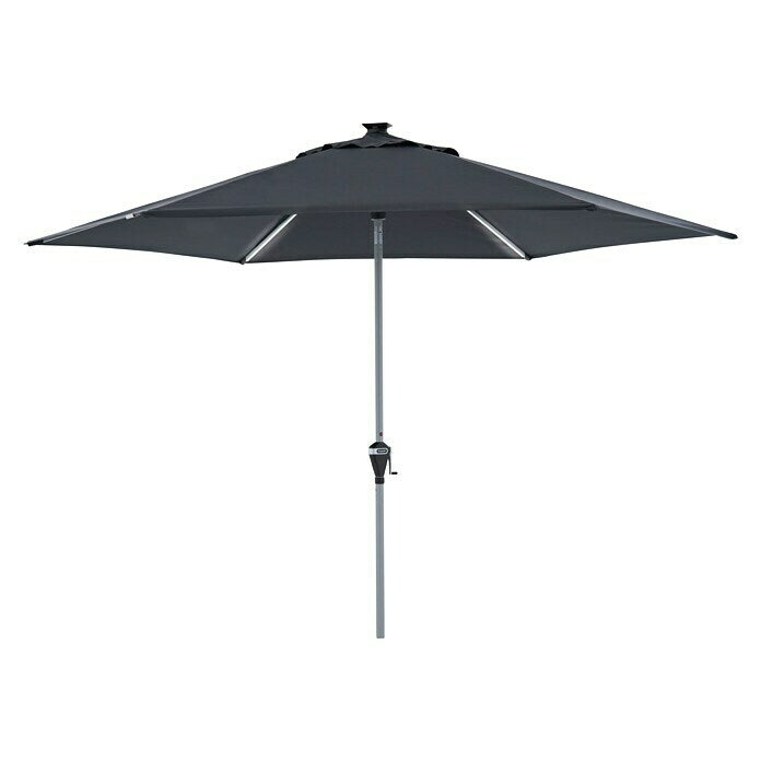 [Made in Austria] Doppler Active Auto Tilt 300cm Parasol with LED Modern and Functional - SPF 50 + [Base Plates Optional]