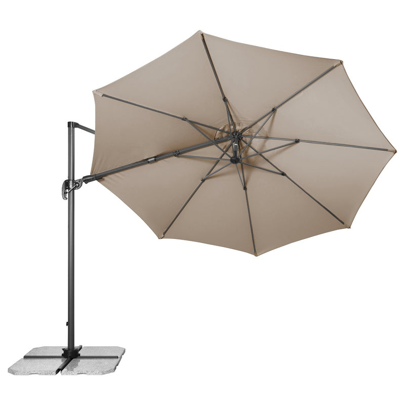 [Made in Austria] Doppler Cantilever Parasol RAVENNA AX 330 ACT Parasol - SPF 50 + [Base Plates Not Included]