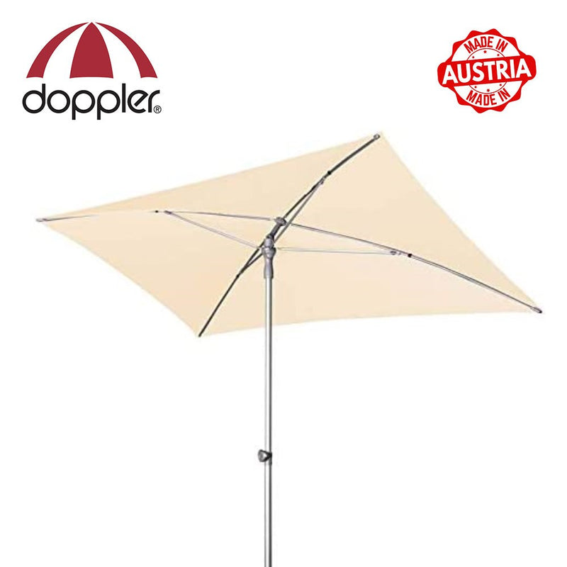 [Made in Austria] Doppler ACT push-up balcony umbrella 225 X 120cm (Beige/Black)