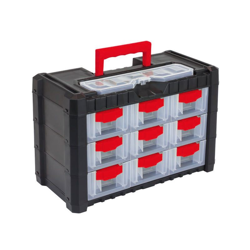 Multicase Cargo Tool Box 10" (9 drawers), ,Prosperplast - greenleif.sg