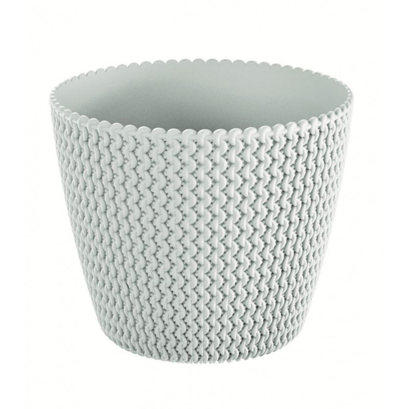 Splofy Round Basket Wave Pot (130x108mm), ,Prosperplast - greenleif.sg