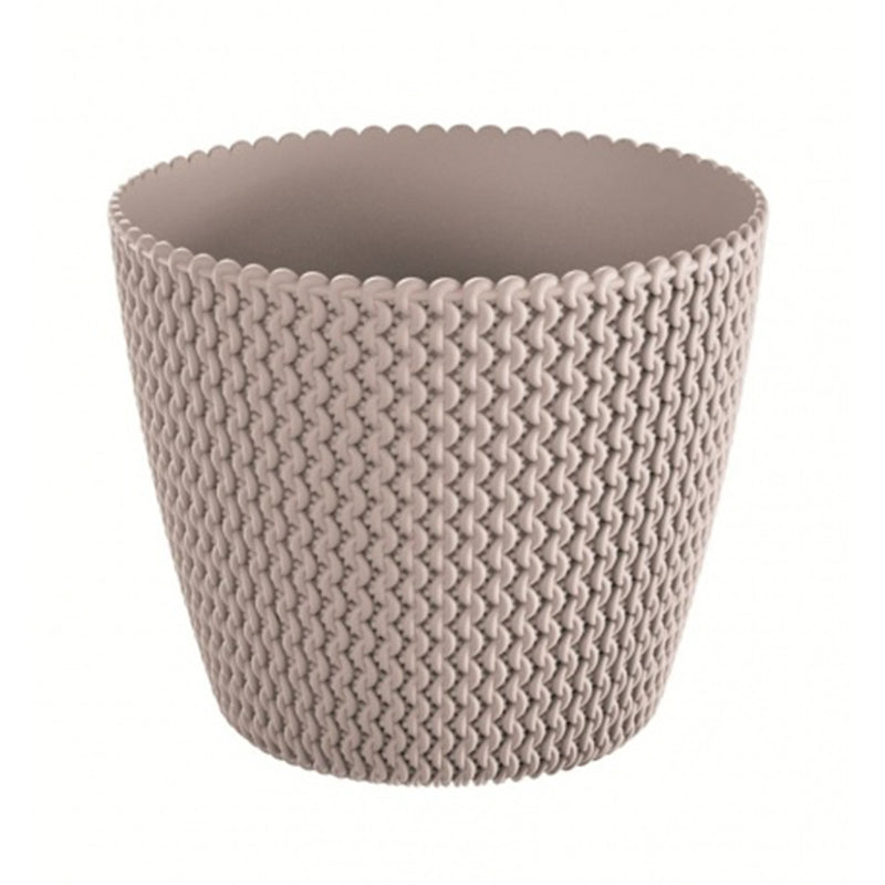 Splofy Round Basket Wave Pot (130x108mm)