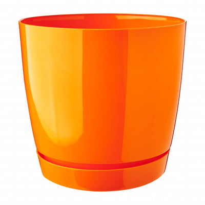 Coubi Round Pot (155x142mm) - Orange, ,Prosperplast - greenleif.sg