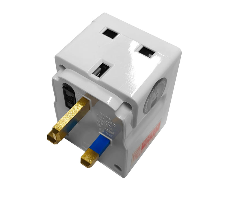 3 Way Adaptor Plug with Neon PP-36N