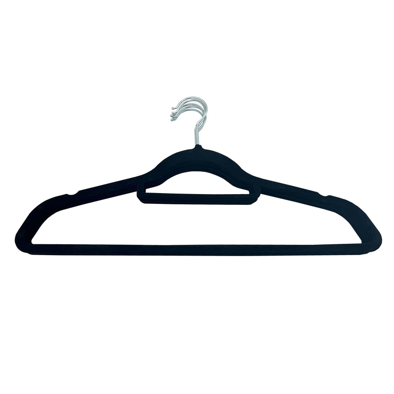 Velvet Laundry Hanger (Beige/Black)