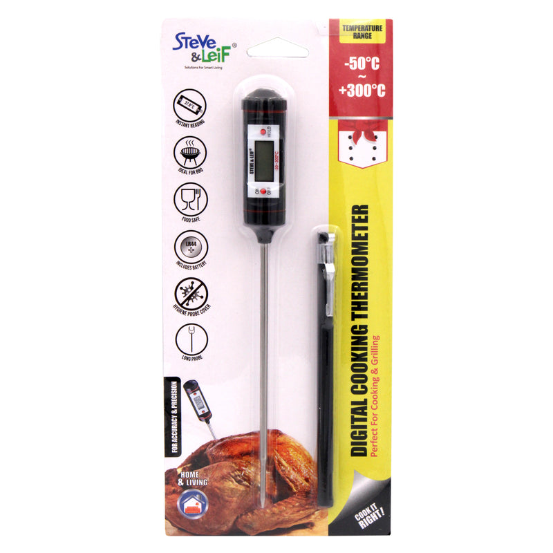 Digital Thermometer for Cooking/BBQ Grilling/Baby Milk, Thermometer,Steve & Leif - greenleif.sg
