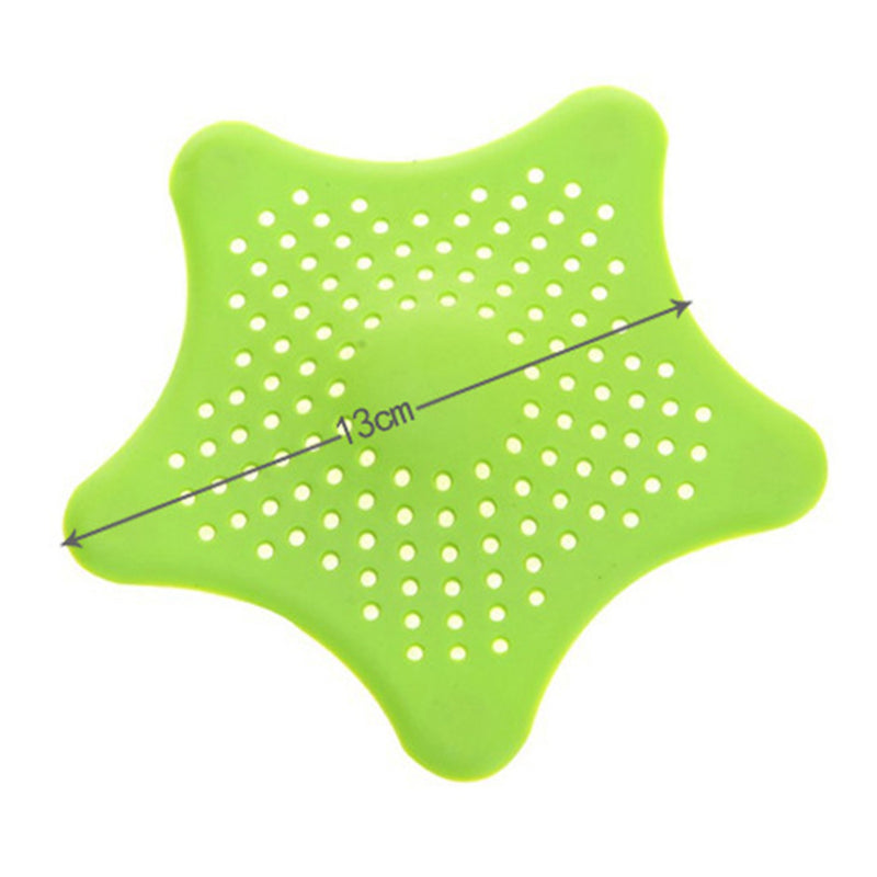 Star-Shaped Anti-Clog Silicone Mat (Assorted Colours) 3 Pcs