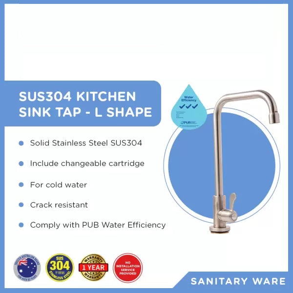 Kitchen Sink Tap – L Shape