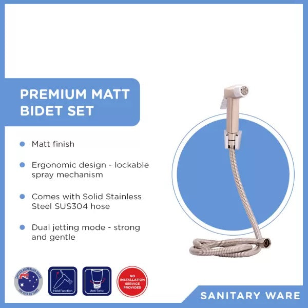 Premium Matt Bidet Set