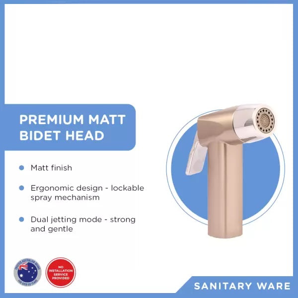 Premium Matt Bidet Head