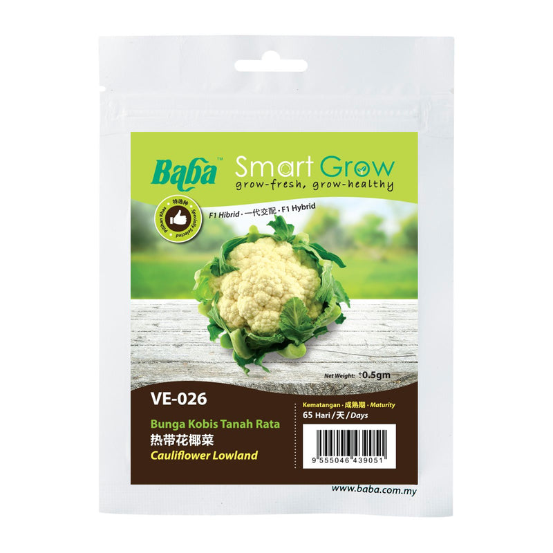 Hybrid Cauliflower Lowland Seeds VE026 (0.5 gm)