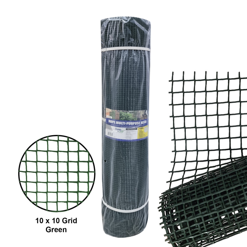 HDPE Garden Mesh / Plant Support (10x10mm) 1m x 15m