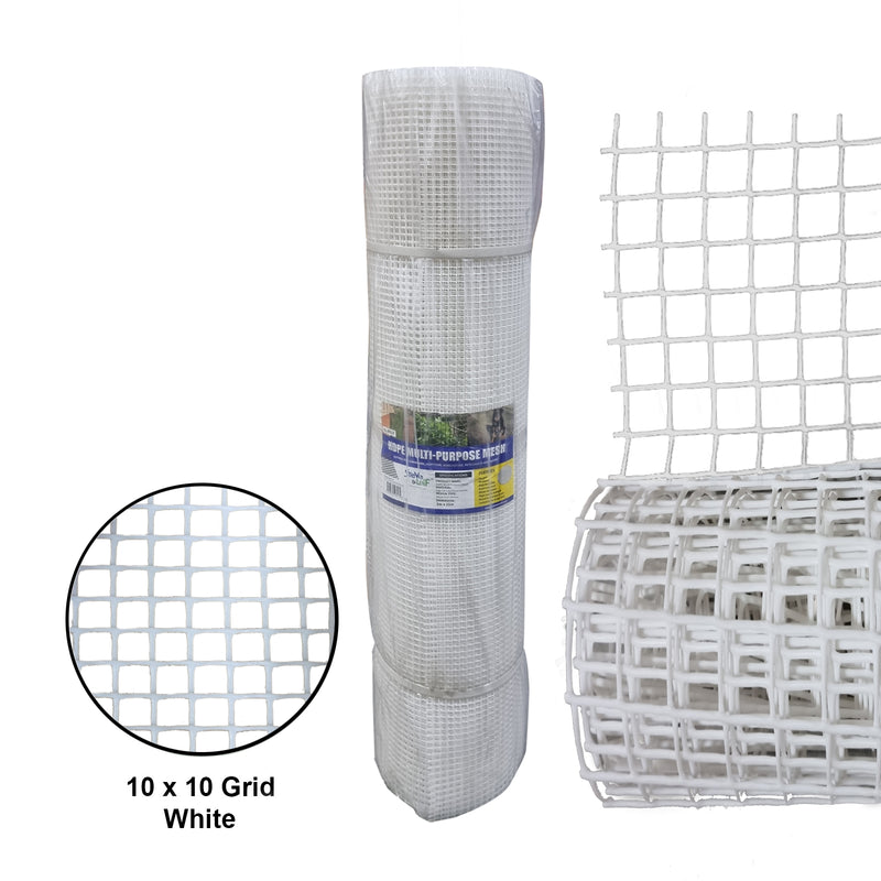 HDPE Garden Mesh / Plant Support (10x10mm) 1m x 15m