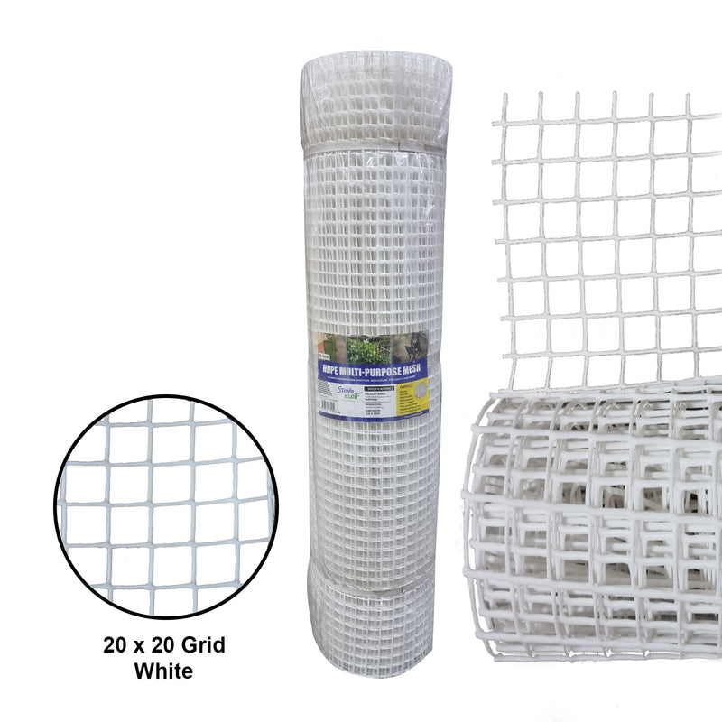 HDPE Garden Mesh / Plant Support (20x20mm) 1m x 15m