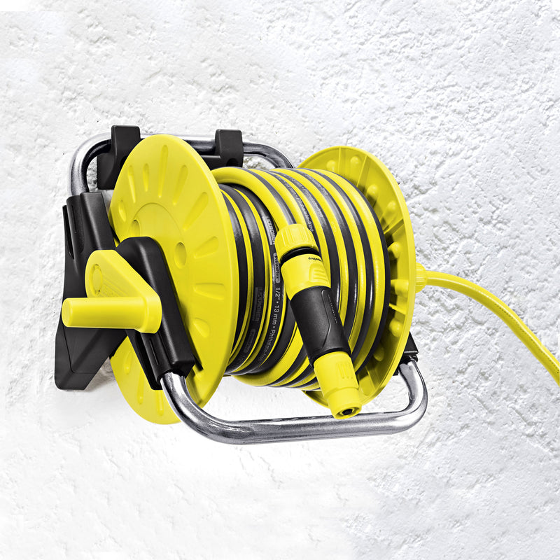 Hose Reel HR 25 with 15M Hose and Spray Nozzle
