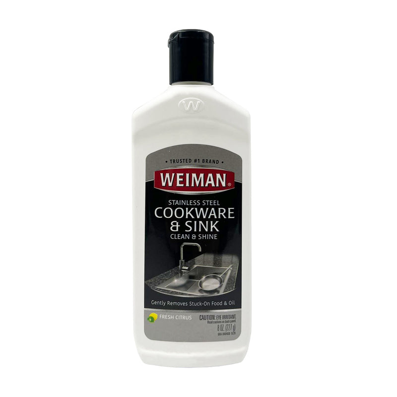 Weiman Steel Stainless Sink Cleaner & Polish (237ml)