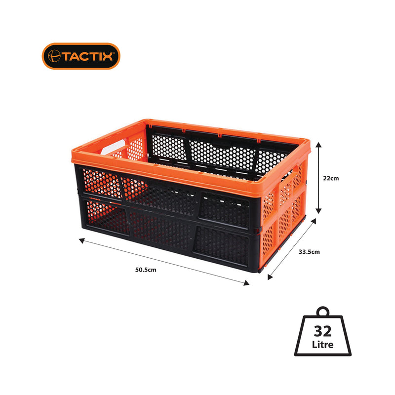 Knock-down Storage Crate 32L