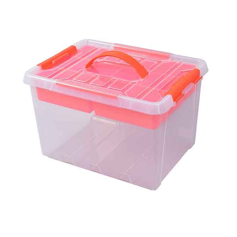 Storage Box with Lift-out Tray (22L)