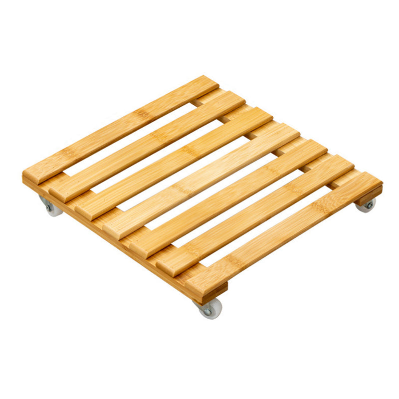 Square Bamboo Plant Trolley 25cm