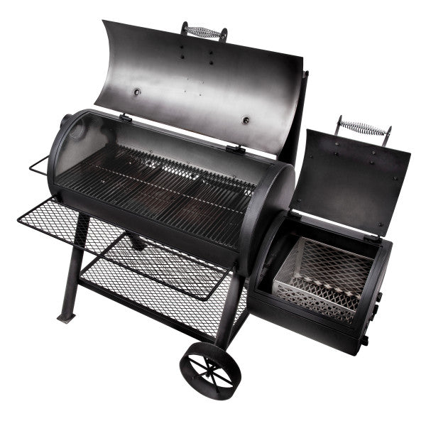 Longhorn 64 Reverse Flow Offset Smoker BBQ Grill greenleif